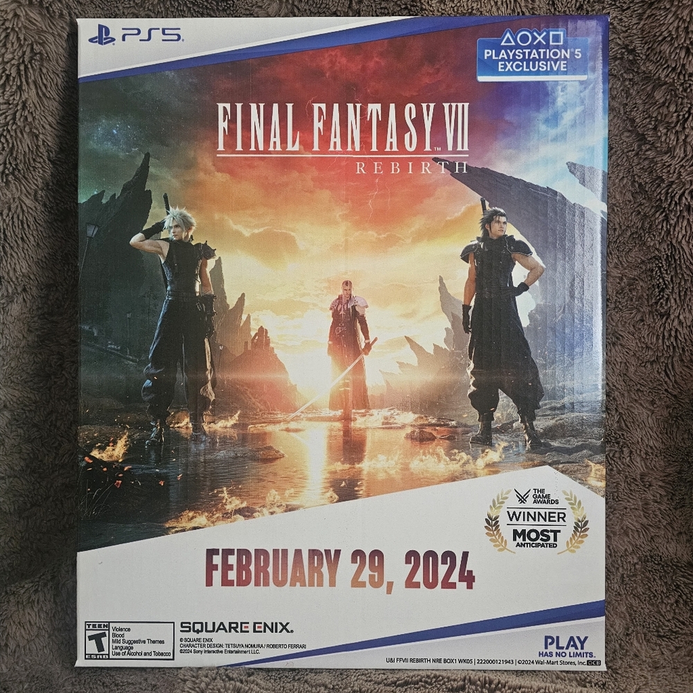 RARE* Final Fantasy Walmart Display